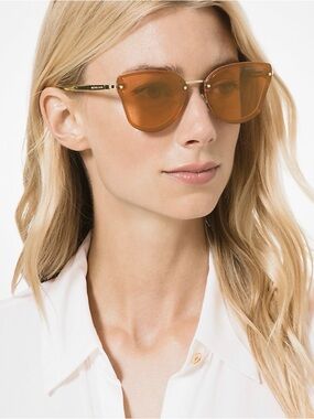 Michael Kors sunglasses mk2068 (Sanibel) reflective lenses gold designer